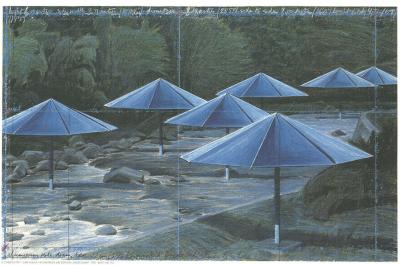 CHRISTO (d’après) - Umbrellas, 1991 - Impression 2