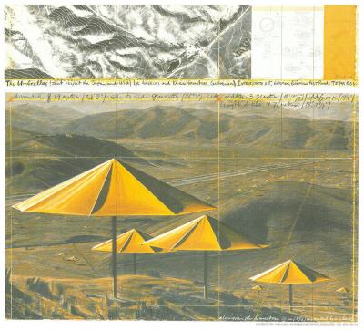 CHRISTO (d’après) - Umbrellas, 1991 - Impression 2