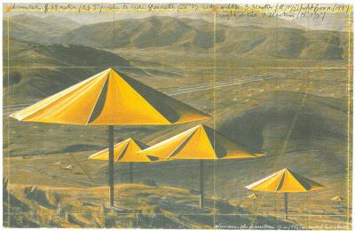 CHRISTO (d’après) - Umbrellas, 1991 - Impression 2