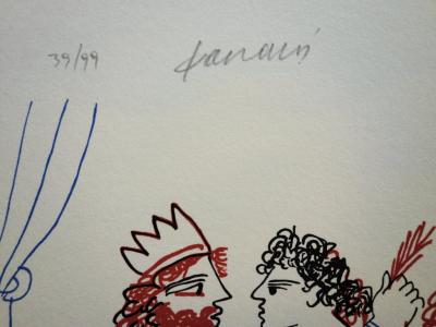 Alekos FASSIANOS : Roi et Couple Grec - Lithographie originale signée 2