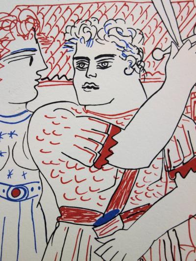 Alekos FASSIANOS : Hercule - Lithographie originale signée 2