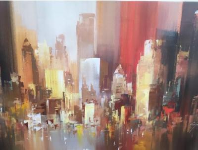 Wilfred Lang - Large Original-  New york 2