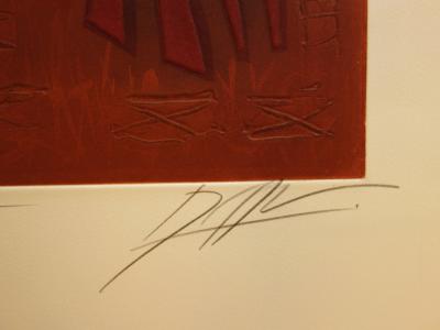 Georges DUSSAU : Apparences, Gravure originale signée 2