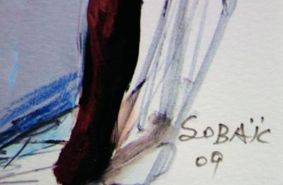 Milos SOBAÏC  : L’infériorité, 2009 - Digigraphie originale signée 2