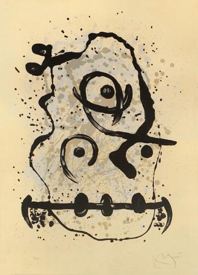 Joan MIRO - Le polyglotte, 1969 - Lithographie originale signée au crayon et numérotée 2