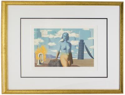 René MAGRITTE (d’après) - Le Domaine Enchanté, 1968  - Lithographie 2