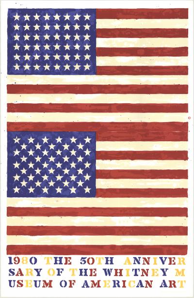 Jasper JOHNS - Le 50ème anniversaire du Whitney Museum of American Art, 1979 - Lithographie 2