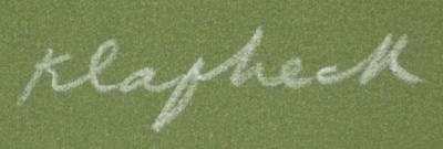 Konrad Klapheck  - Coupe Davis, 1983 - Lithographie signée au crayon 2