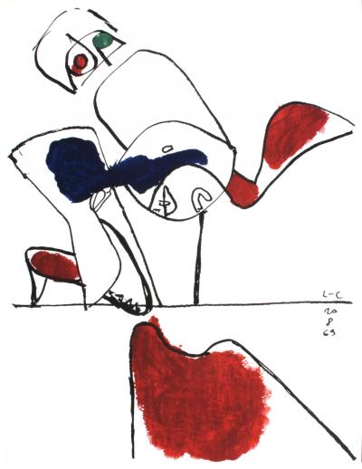 Le CORBUSIER -Taureau XVII, 1963 - Lithographie 2