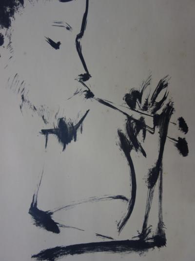 Pablo PICASSO (d’après) : Faune à la flûte double - Lithographie signée 2