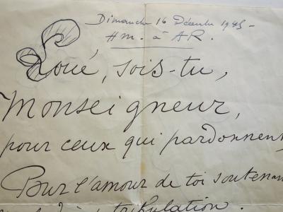 Henri MATISSE : Dessins et manuscrit originaux - Signé, 1945 2