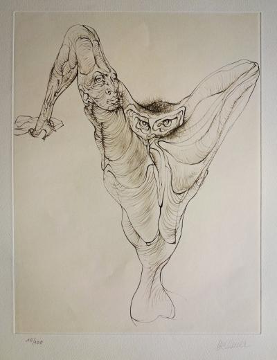 Hans BELLMER : Vase naturel - Gravure originale Signée 2