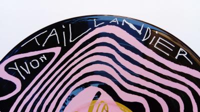 Yvon TAILLANDIER - 33 tours rose, 2018 - Sérigraphie sur vinyle 2