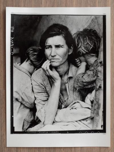Dorothea LANGE - Migrant Mother, 1936 - Épreuve gélatino-argentique, édition limitée 2