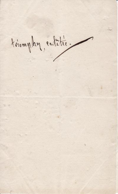 CHATEAUBRIAND - ensemble de 5 Lettres autographes 2