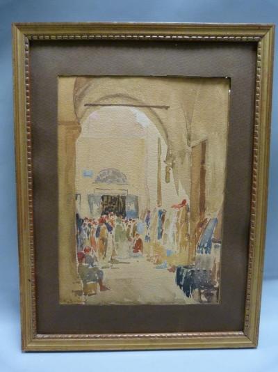 Paolo Antoine SIMONI (1882-1960) le souk de Tunis 2