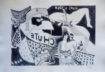 Théo TOBIASSE : Après l’Eden - Gravure originale signée 2