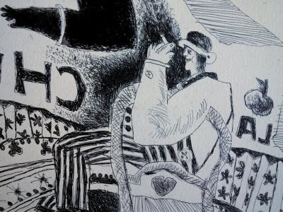 Théo TOBIASSE : Après l’Eden - Gravure originale signée 2