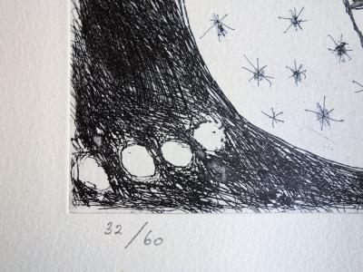 Théo TOBIASSE : Après l’Eden - Gravure originale signée 2