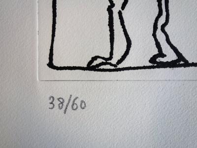 Jean-Jacques LAURENT : Les amoureux de Nice - Gravure originale signée 2