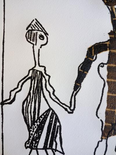 Jean-Jacques LAURENT : Les amoureux de Nice - Gravure originale signée 2