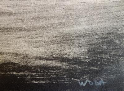 Albert WODA : Tempête - Lithographie originale Signée 2
