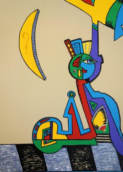 Cécile DE BRUIJN : La Sphinx - Sérigraphie originale Signée 2