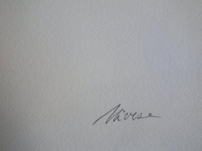 Oscari NIVESE : Pans sculptés - Sérigraphie originale signée 2
