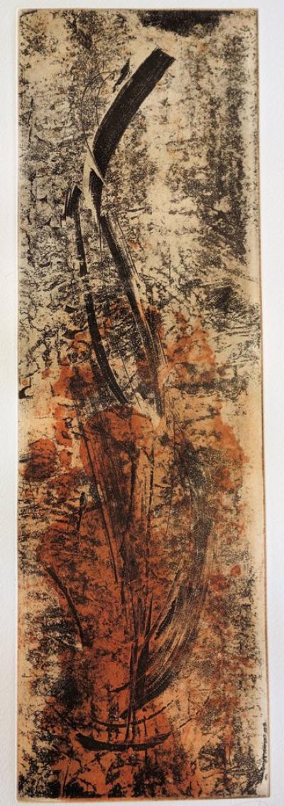 CORIAT: Abstract calligraphy - Original signed etching 2