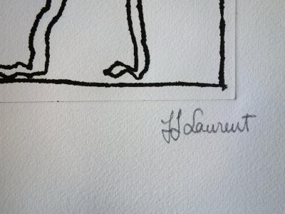 Jean-Jacques LAURENT : Les amoureux de Nice - Gravure originale signée 2