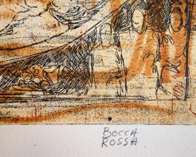 Patrick BOCCA ROSSA : Corps alanguis - Gravure originale Signée 2