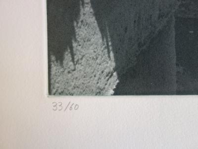 Olivier HOUEIX : Mur sur la Méditerranée - Héliogravure originale signée 2