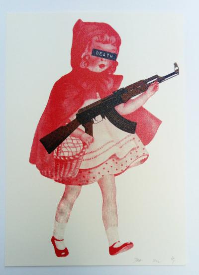 Death NYC - Little Red Riding Hood With gun - 2012 2