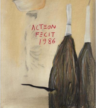 Jean-Michel ALBEROLA - Actéon fecit, 1986,  Pastel signé 2