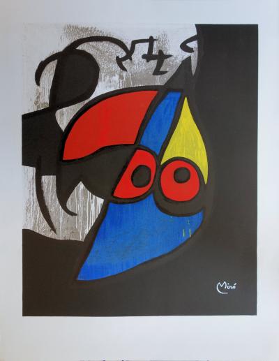 Joan MIRO : L’oiseau - Lithographie originale Signée 2