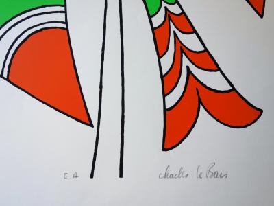 Charles Le BARS : L’envol - Sérigraphie originale Signée 2