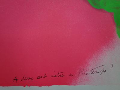 Jean MESSAGIER : A deux cents mètres du printemps - Lithographie originale signée 2