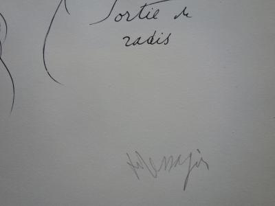 Jean MESSAGIER : Sortie de radis - Lithographie originale signée 2