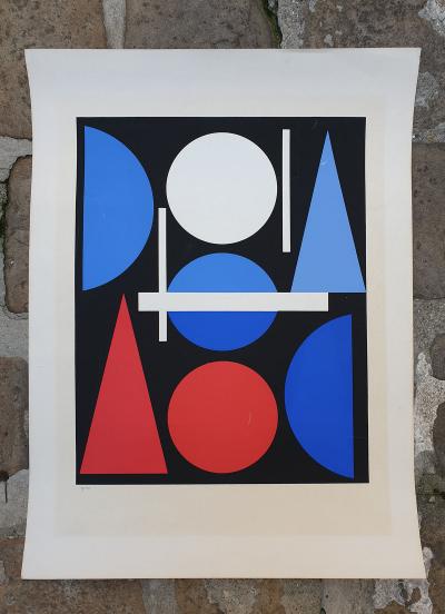 Auguste HERBIN - Nue, 1961 - Lithographie 2
