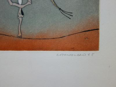 Jorge CAMACHO : Salon surréaliste - Gravure originale Signée 2