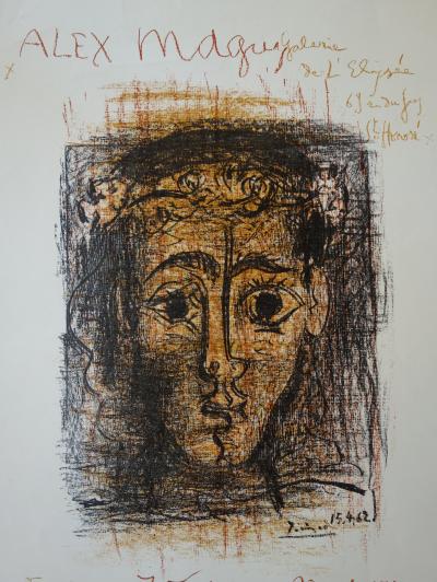 Pablo PICASSO - Alex Maguy, 1962 - Lithographie originale signée 2