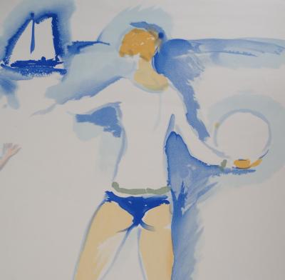 Kees VAN DONGEN : Trouville - Lithographie originale Signée, 1966 2