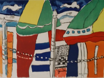 Fernand Leger - Deauville,1950 - Lithographie signée et numérotée 2
