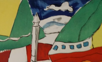 Fernand Leger - Deauville,1950 - Lithographie signée et numérotée 2