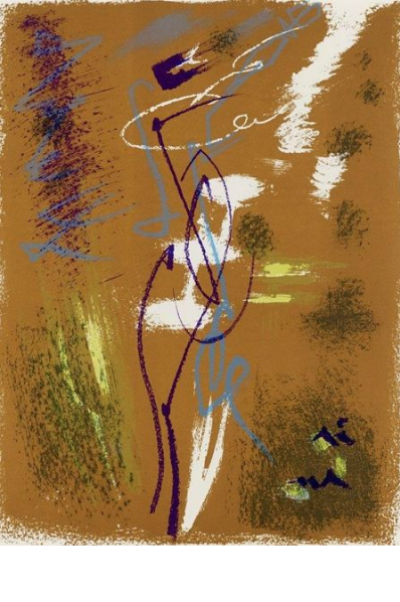 ANDRE MASSON (1896-1987)  SANS TITRE, 1964  Lithographie en couleurs   Art de France 2