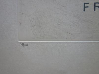 Johnny Friedlander : Symboles abstraits - Gravure originale Signée 2