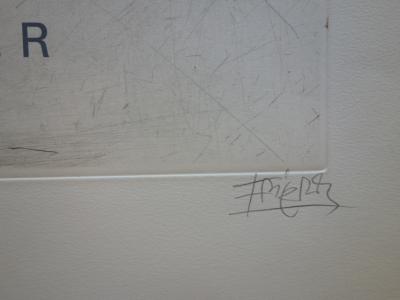 Johnny Friedlander : Symboles abstraits - Gravure originale Signée 2