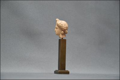 Visage en terre cuite, Grèce antique, Époque hellénistique, IIIème-Ier siècle av JC 2