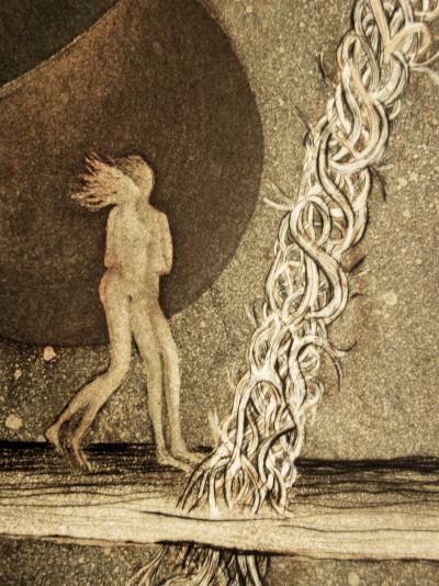 Lars BO : Voir le Monde dans un grain de poussière - Gravure originale Signée 2