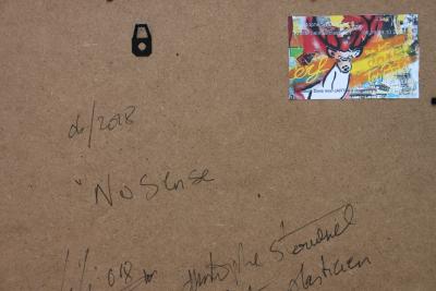 Christophe Stouvenel - No SeNsE (Orange), 2018 - Collage 2